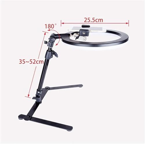 Support téléphone éclairage d'appoint 25 cm réglable hauteur 35-52cm - 3