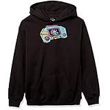 FORTNITE キッズ Bash ハンドヘルド ユース プルオーバー パーカー, ブラック, X-Large