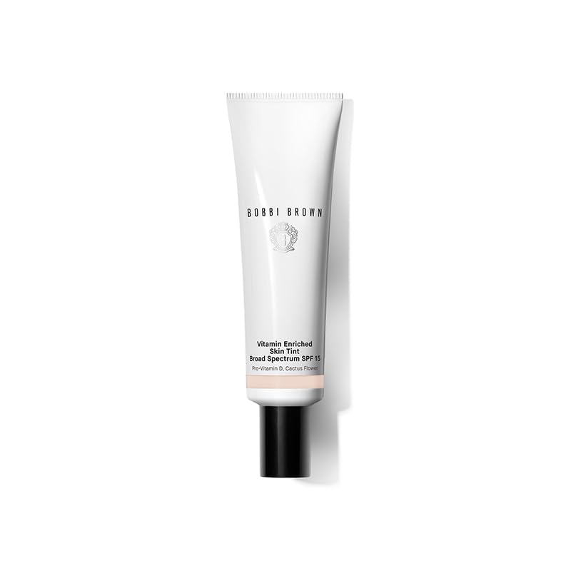 Bobbi Brown Vitamin Enriched Skin Tint SPF 15 | Broad Spectrum SPF Skin Tint | Hydrating Tinted Moisturizer | Vitamins B, C, & E, 1.7 Fl Oz, Fair 3