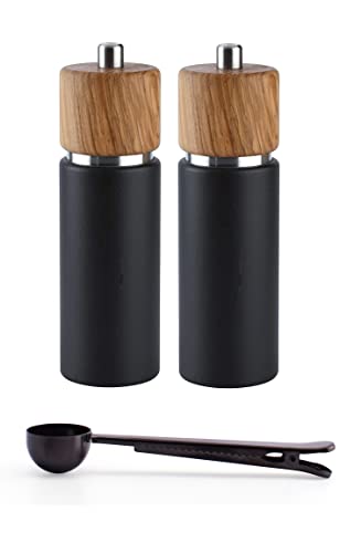 Comparison: Best Zassenhaus Grinder 10 Zassenhaus Hannover Salt & Pepper Grinder Mill Gift Set, 7-Inch, Matte Black/Natural Olive Wood - With Stainless Steel Spice Scoop & Bag Clip