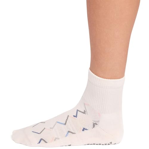 Image of TAVI Aria Pilates Socks - Grip Socks for Women with Non-Slip Grippy Sole and Arch Support, Wear for Yoga, Barre, Dance