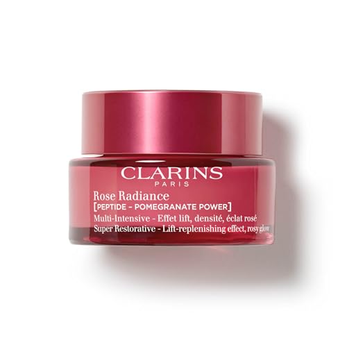 CLARINS Super Restorative Rose Radiance Moisturizer with Peptides, 1.7 Oz