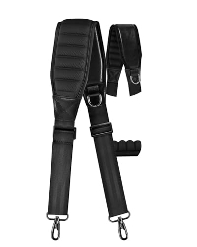Image of ZINZ 3D Air Cushion Bag Strap 59 inch Adjustable Belt with Padded & Dual Clasps & Swivel Hooks, Comfort Strap for Bags