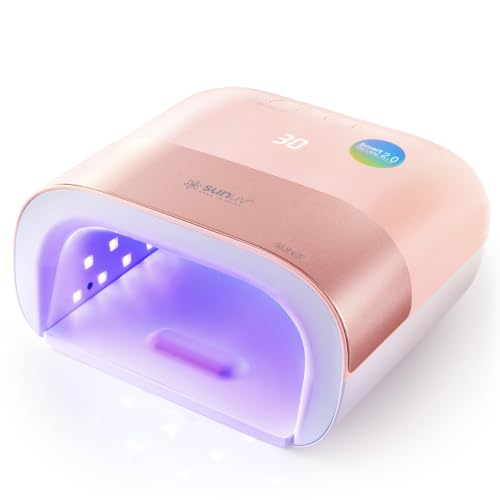 SUN UV (2.0) SUNUV UV Light for Gel Nails, Professional UV LED Gel Lamp SUN3 (Pink)