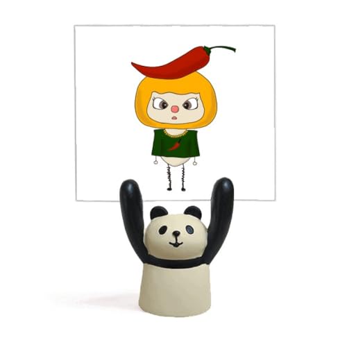 Porte-mémo panda Poivre rouge chaud UU pour ne plus perdre vos notes