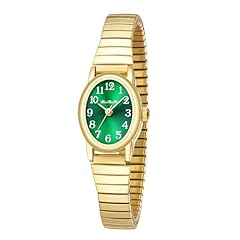 US-Elliptical golden green plate-15