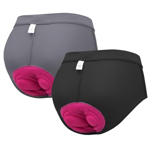 FEIXIANG Women's 4D Padded Cycling Knickers
