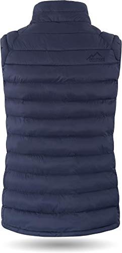 normani Gewatteerd gewatteerd vest voor dames, wintervest, bodywarmer, sportvest met opstaande kraag en zijzakken, winddicht outdoorvest, mouwloos tussenseizoen - Image 5