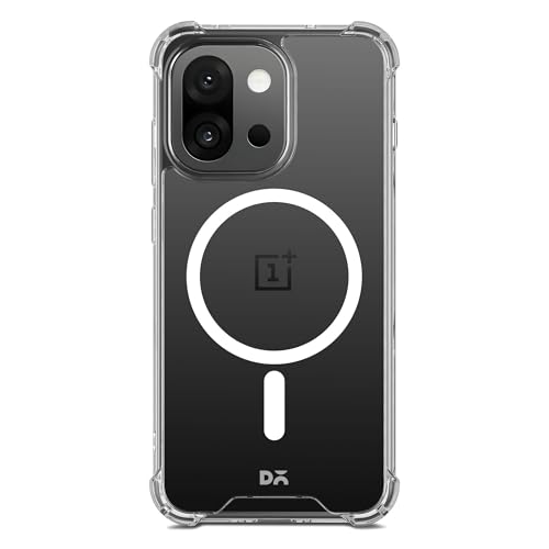 Image of DailyObjects Clear Magnetic Phone Case Cover Compatible with OnePlus 13s | Wireless Charging Slim Back Cover | 2 Layer Edge Protection & Shockproof