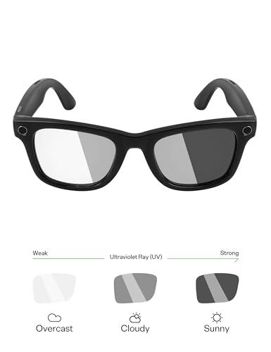 Image of Mryok Replacement Lenses Compatible with Ray-Ban Meta Wayfarer Gen 2 RW4012 50mm / RW4006 50mm Smart Glasses, HD Polarized