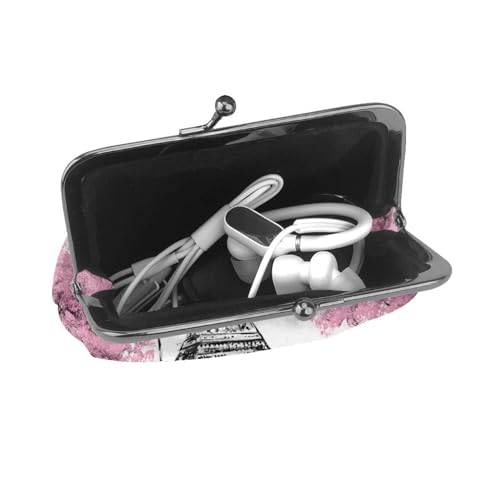 Coin Purses Gift Bag With Clasp Kiss Lock Change Pouch Oil Painting Art Paris France eiffel tower Mini Coin Wallet Vintage Trinkets Pouch4