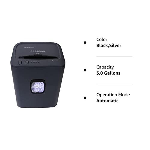 Royal Consumer Micro-Cut Paper Shredder, 18 Sheet, Ultra Quiet Pro Series, Auto Start/Stop Function, Basket Full Sensor, Black/Silver (Rds-89117X) #TOP2