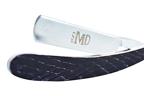 ~SHAVE READY~ MD Black Cobra Straight Razor (Steel)