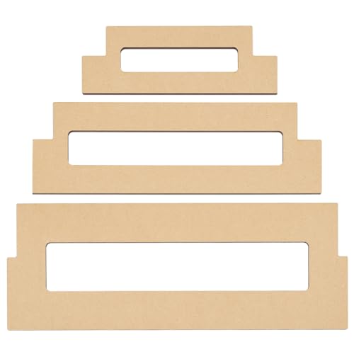 Planches à mesurer en bois de 15 à 30 cm pour l'atelier d'art et artisanat