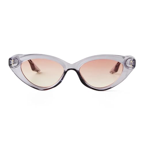 ZIUTNSAV-Retro Rivet Cat Eye Sunglasses Women Men Vintage Olive Green Small Lens Sun Glasses2