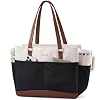 LOVEVOOK Laptoptasche 15.6 Zoll Arbeitstasche Lehrertasche Damen Handtasche Groß Shopper Tote Bag mit Reißverschluss Aktentasche Bürotasche Einkaufstasche Handbags Women für Uni Schule Business Work