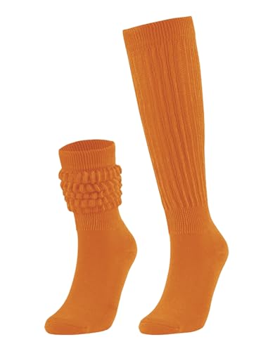 Image of Slouchy Socks for Women Stretchy Knee-High Scrunch Socks Soft Long Slouch Boot Socks