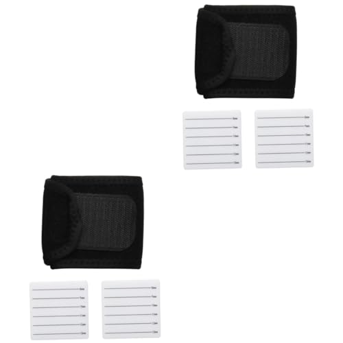minkissy 2sets Lash Extension Glove Holder Wrist Wrap Support Adjustable Eyelash Extension Supplies 2pcs*2