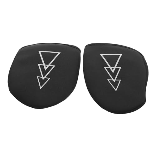 GOOHOCHY Cycling Overshoes Half Shoe Covers Winter Shoes Cover Windproof Warm for Biking