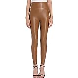 Die Hüfthohe Fake - Lederlegging sitzt knackig eng. Die Fake Leder Leggins für Damen sind hoch geschnitten. Sie betonen daher besonders Deine Kurven und sorgen für einen echten Traum - Po