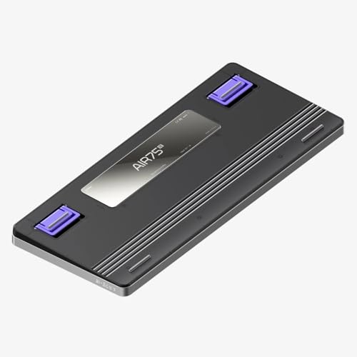 Image of nuphy Air75 HE Rapid Trigger Gaming Keyboard, Hall Effect, 84 Keys, 75% Layout, Adjustable Actuation, RGB HotSwap, Low Profile, Magnetic Switches
