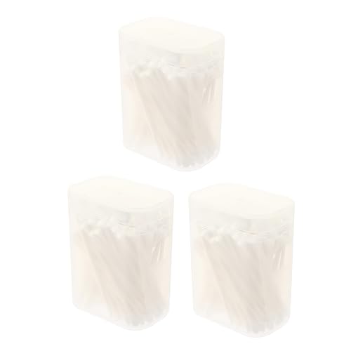 NOLITOY Double-ended Cotton Buds Cotton Tipped Applicators Ear Cleaning Swabs Safe Material for Adults Boy Girl