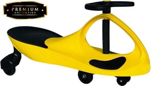 Image of Wishmaster Kids Wiggle Car Ride On Toy for Boys & Girls, Swing Magic Car with Smooth Wheels, No Battery Ride On Car for Indoor & Outdoor Play, Age 3+ Years