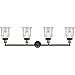 Innovations 215-BAB-G182 Four Light Bath Vanity from Franklin Restoration Collection