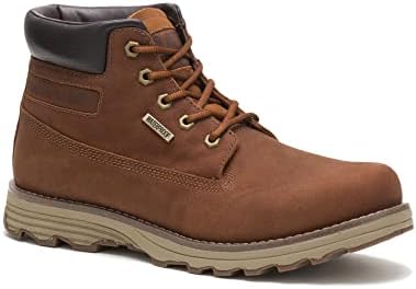 Cat Footwear Men's Founder WP TX Construction Boot, Danish Brown, 7.5 | Image 1