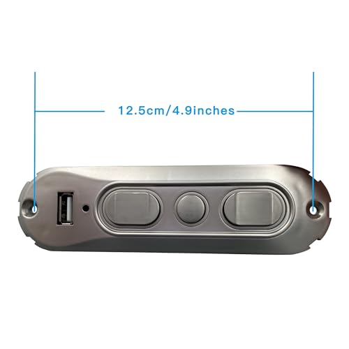 Mando para sofá reclinable Kaidi ideal para salones modernos con USB 2