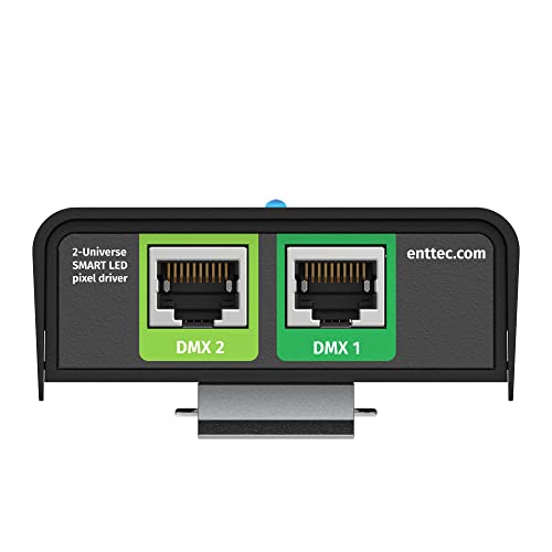 DMX LED Pixel Controller Enttec Din Pixie contrôle précis 2 univers