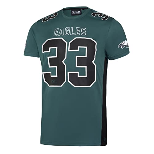 New Era Philadelphia Eagles NFL Established Number Mesh tee Green T-Shirt