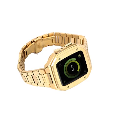 Correa de metal noble para Apple Watch modificación premium de acero inoxidable 4
