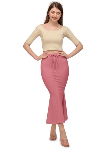 Image of Mehrang Stretchable Saree Shapewear Petticoat for Women, Cotton Blended,Petticoat,Skirts for Women,Shape Wear Dress for Saree