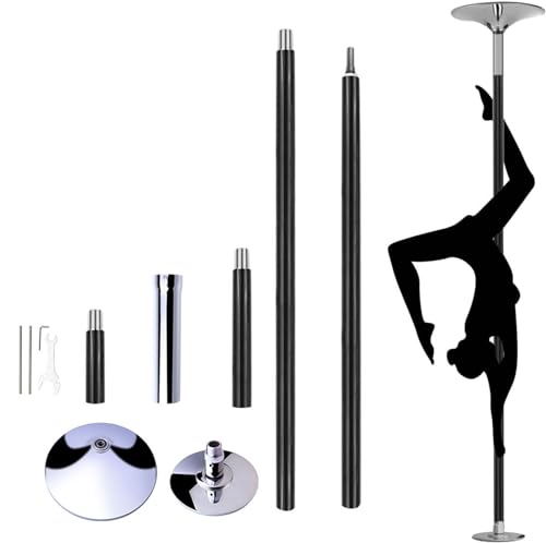 Bastón de baile estático y giratorio de 45 mm desmontable para techos de casa 2