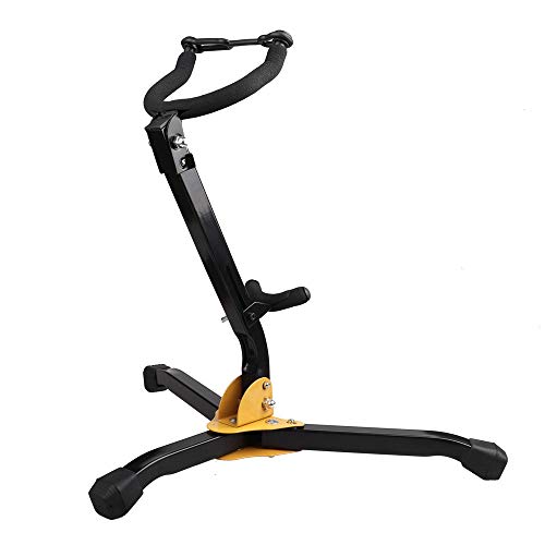 Mr.Power Portable Alto Tenor Sax Stand Holder Foldable Metal Leg Tripod Bracket Rack For Saxophone Woodwind Accessories