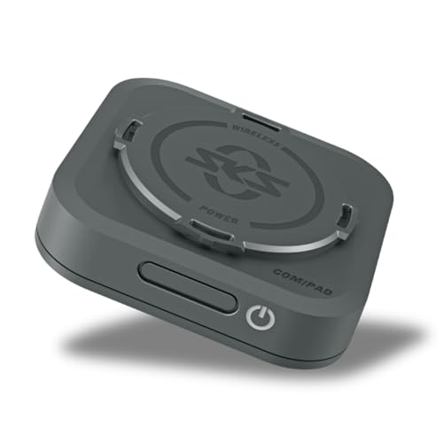 SKS GERMANY COM/PAD Schnellladestation mit Energie aus dem E-Bike Motor zur Montage am COMPIT-System (Direkte Stromversorgung vom E-Bike Motor, Induktive Ladefunktion, Fast Charging, USB-C-Anschluss)