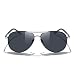 MERRY'S Men's Polarized Driving Sunglasses For Men Unbreakable Frame UV400 S8513 (Black, 61)