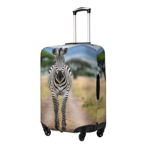Zebra Animal Print Luggage Cover Suitcase Protector Anti-scratch Fits 18-32 Inch Trolley Case2
