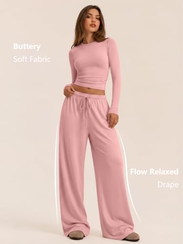 Image of Trendy Queen Women's 2 Piece 2026 Fall Fashion Lounge Set with Pockets