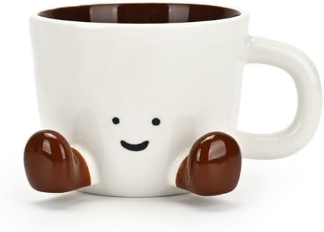 Coffee Mugs,Cute funny Mug For Women, 12.8oz/380ml Unique Ceramic...