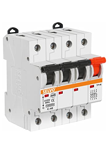 SELVO 40A C Curve TPN MCB