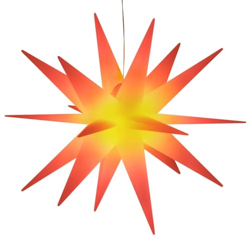 Weihnachtsstern Außen 100 cm 7 vidaXL Weihnachtsstern, Faltbar Beleuchtet Adventsstern mit LED,...