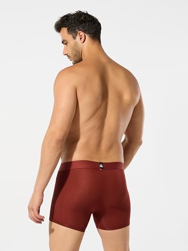 Image of ESSA Men's Ultra-Soft Modal Trunk Underwear | Moisture-Absorption with 4-Way Stretch | Breathable Contour Pouch, Microfiber Waistband with Spandex