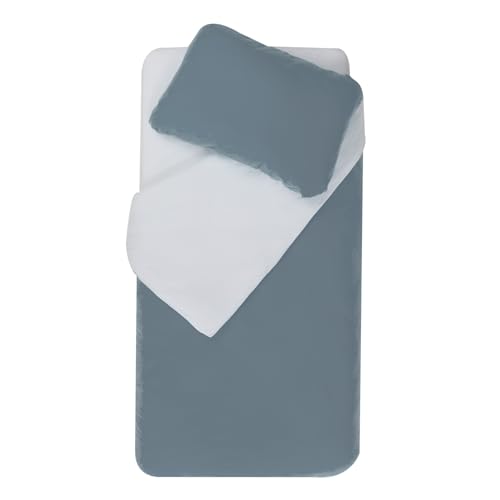 Dodo Mon P Bettbezug 75x120 cm + Kissenbezug 35x45 cm Ozean/Hellblau