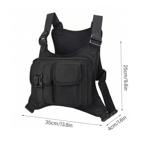 Chaleco de running con riñonera ligera bolsa multiusos para senderismo 6