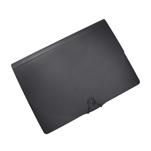 Hemobllo Carpeta Expandible Portátil Acordeón Compartimentos Archivo Escolar Oficina Ligera Resistente Plástico