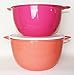 TUPPERWARE Maximilian Jumbo Schüssel Salatbar 14L Apricot + 10L Rosa + Goldene Flasche