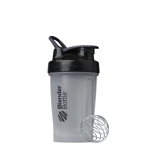 Image of BlenderBottle Classic V2 Shaker Bottle Perfect for Protein Shakes and Pre Workout, 20 oz, Black