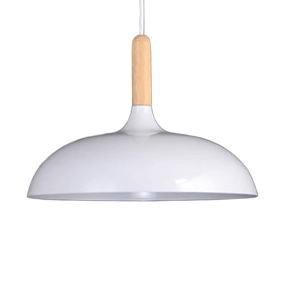 HXYSXHJUO Colorful Macaron Metal Pendant Light - Adjustable Chandelier for Home and Office(Blanc,35cm)